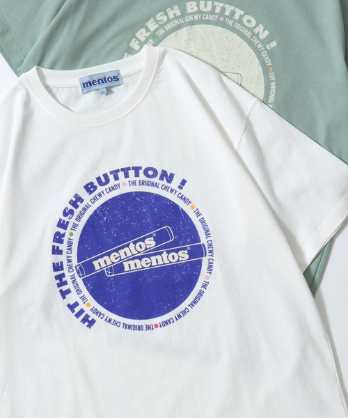 SITRY(シトリー)の「mentos/メントス オーバーサイズ プリント ポケット 半袖Tシャツ レディース メンズ(Tシャツ/カットソー・メンズ・ホワイト系その他/ライトグリーン/グリーン系その他/パープル/ホワイト/グリーン系その他2/ホワイト系その他2/ブラック系その他/ブラック系その他2/ブラック/パープル系その他2/パープル系その他・M/LL/L)」の4枚目の写真