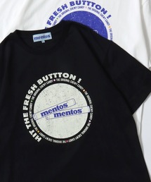 mentos/メントス オーバーサイズ プリント ポケット 半袖Tシャツ レディース メンズ