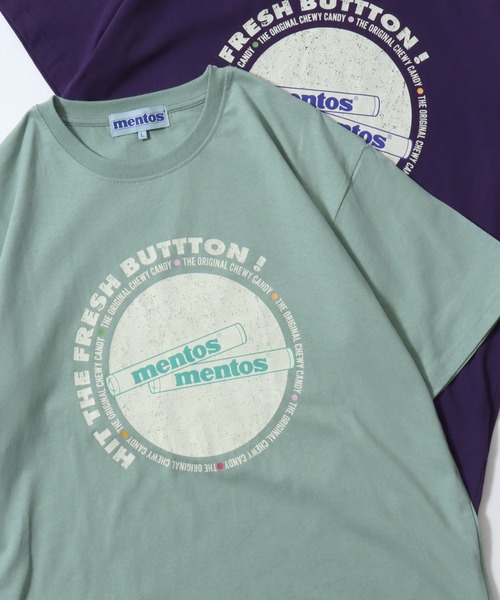 SITRY(シトリー)の「mentos/メントス オーバーサイズ プリント ポケット 半袖Tシャツ レディース メンズ(Tシャツ/カットソー・メンズ・ホワイト系その他/ライトグリーン/グリーン系その他/パープル/ホワイト/グリーン系その他2/ホワイト系その他2/ブラック系その他/ブラック系その他2/ブラック/パープル系その他2/パープル系その他・M/LL/L)」の9枚目の写真