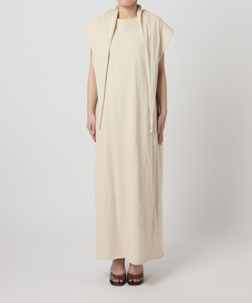CITYSHOP（シティーショップ）の「CUTDRESS with SCARF：ワンピース（ワンピース・レディース・ブラック/ベージュ/パープル・36/38）」の18枚目の写真