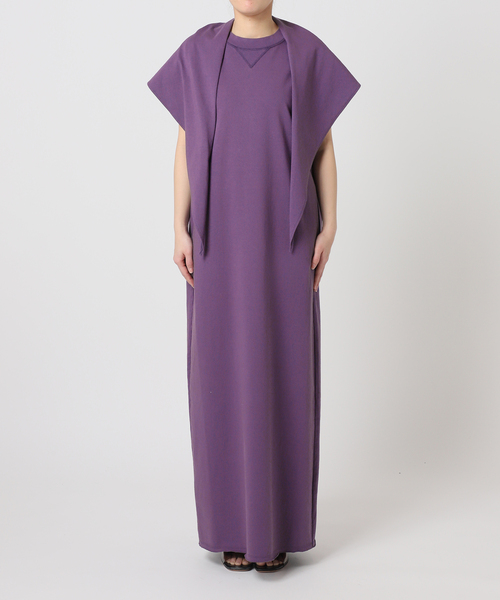 CITYSHOP（シティーショップ）の「CUTDRESS with SCARF：ワンピース（ワンピース・レディース・ブラック/ベージュ/パープル・36/38）」の21枚目の写真