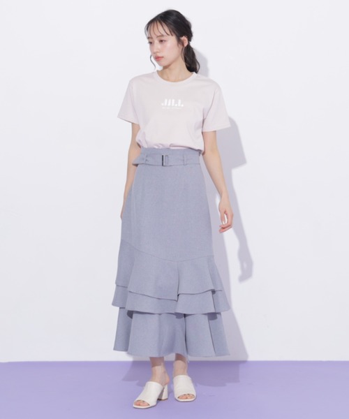 JILL by JILL STUART(ジルバイジルスチュアート)の「ベルト付きアシメヘムスカート(スカート・レディース・ブラウン系その他/ブラック/グレー・MEDIUM/SMALL)」の7枚目の写真