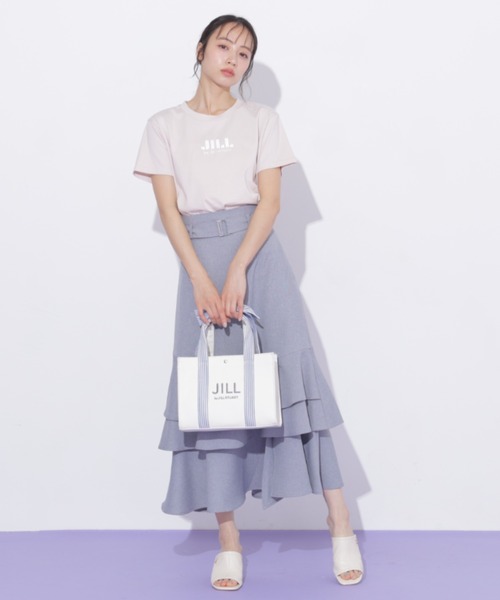 JILL by JILL STUART(ジルバイジルスチュアート)の「ベルト付きアシメヘムスカート(スカート・レディース・ブラウン系その他/ブラック/グレー・MEDIUM/SMALL)」の11枚目の写真