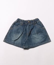 RIO（リオ）の「【接触冷感】アトリエデニム・リボン（ハーフキュロット）（デニムパンツ）」