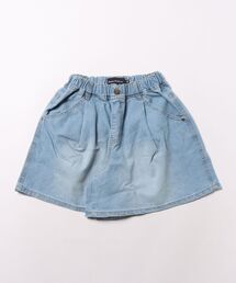 RIO（リオ）の「【接触冷感】アトリエデニム・リボン（ハーフキュロット）（デニムパンツ）」