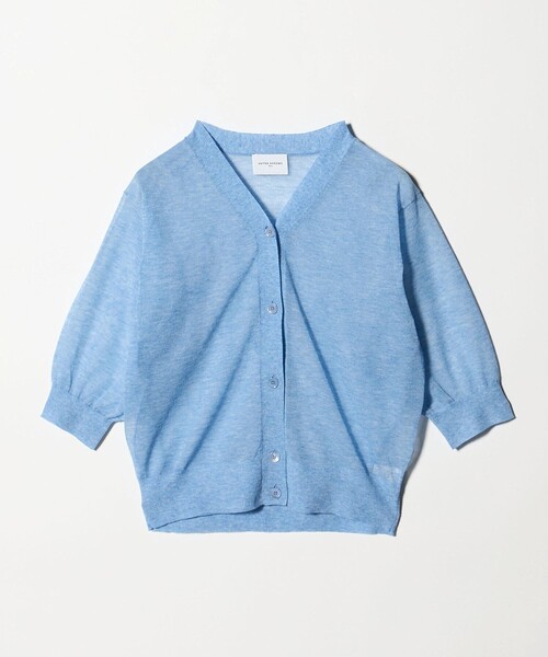 UNITED ARROWS(ユナイテッドアローズ)の「シアー Vネック カーディガン ‐ウォッシャブル‐(カーディガン/ボレロ・レディース・グレー系/ブラック/ライトブルー/ホワイト/ダークブラウン/ネイビー/レッド・FREE)」の21枚目の写真