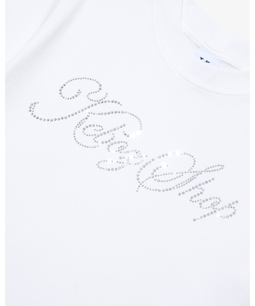 KEBOZ（ケボズ）の「W DAC RHINESTONE S/S TEE（Tシャツ/カットソー・レディース・ネイビー/ホワイト/ブラック・ONE SIZE）」の11枚目の写真