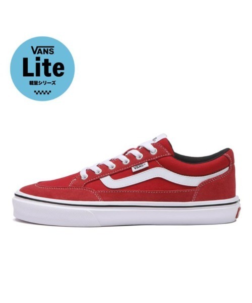 VANS（バンズ）の「VANS ヴァンズ FALKEN ファルケン V3830 SC2 RED/WHITE（スニーカー・メンズ・レッド・5/5h/6/6h/7/7h/8/8h/9/9h/10/4h/10h/11/12）」の2枚目の写真