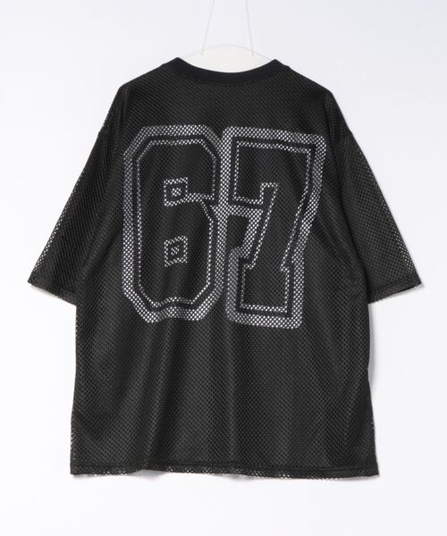 a.p.o.v.（エーピーオービー）の「a.p.o.v. メッシュレイヤーゲームTシャツ（Tシャツ/カットソー・メンズ・ホワイト/ブラック・ONESIZE）」の3枚目の写真