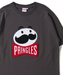【PRINGLES / プリングルズ】サガラ刺繍クルーネックTシャツ