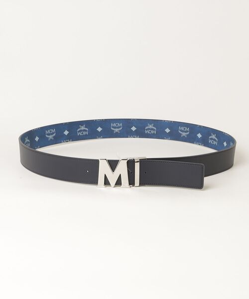 MCM(エムシーエム)の「ヴィセトス クラウス M リバーシブル ベルト(ベルト・メンズ・ブルー・ONE SIZE)」の3枚目の写真