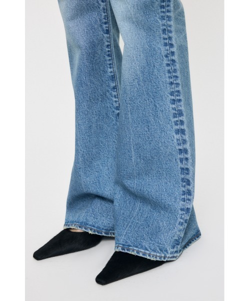 MOUSSY（マウジー）の「【新登場】MVS MIDRISE FLARE（デニムパンツ・レディース・ワンウォッシュ/ブルー・26inch/25inch/24inch/23inch）」の14枚目の写真