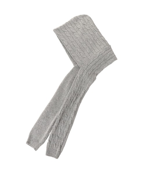 forget-me-nots(フォーゲットミーノッツ)の「CONVERTIBLE CABLE KNIT HOODED YY254AC006G(Tシャツ/カットソー・レディース・グレー・ONE SIZE)」の2枚目の写真