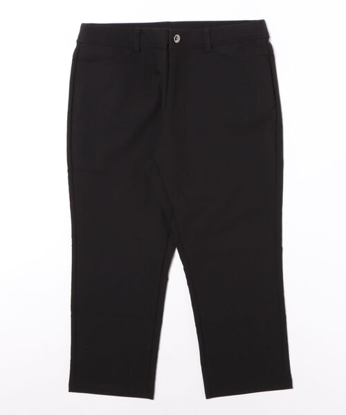BELLUNA PLUS(ベルーナ)の「サラリ裏メッシュ美脚アンクルパンツ55丈(その他パンツ・レディース・ブラック/ネイビー系/ストライプ・SMALL/MEDIUM/LARGE/X-LARGE)」の2枚目の写真