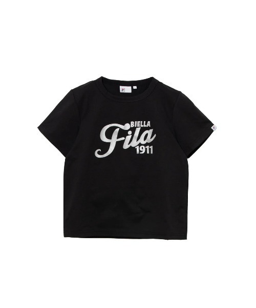 FILA（フィラ）の「S/S T-SHIRTS / ベイビーTシャツ（Tシャツ/カットソー・レディース・ホワイト/サックスブルー/ブラック・XL/L/M）」の5枚目の写真