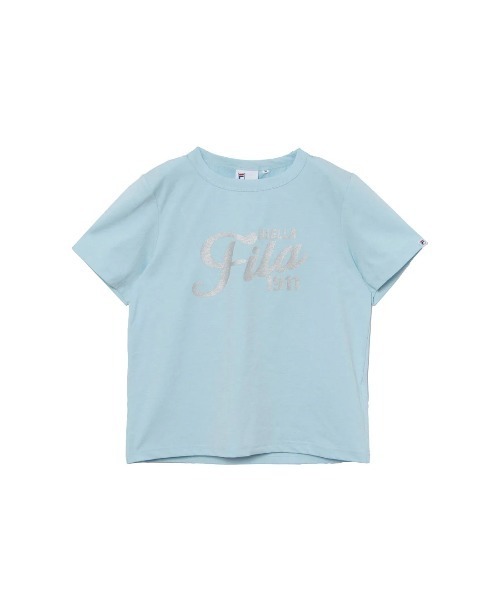 FILA（フィラ）の「S/S T-SHIRTS / ベイビーTシャツ（Tシャツ/カットソー・レディース・ホワイト/サックスブルー/ブラック・XL/L/M）」の4枚目の写真