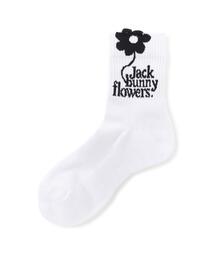 Jack Bunny!! | 【Jack Bunny!!】お花ミドルソックス (LADIES)(ソックス/靴下)