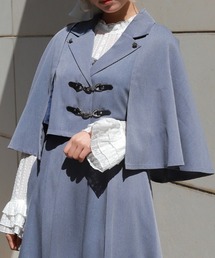 axes femme（アクシーズファム）の「ビット付ケープＪＫ（ブルゾン）」