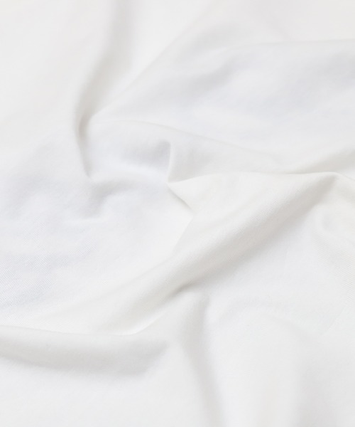 libelle more（リベル モア）の「USAコットンもこもこ刺繍ロゴTシャツ【接触冷感】（Tシャツ/カットソー・レディース・オフホワイト/ブラック/ブラウン/チャコールグレー・M/L）」の13枚目の写真
