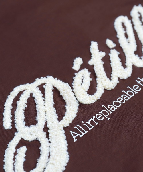 libelle more（リベル モア）の「USAコットンもこもこ刺繍ロゴTシャツ【接触冷感】（Tシャツ/カットソー・レディース・オフホワイト/ブラック/ブラウン/チャコールグレー・M/L）」の15枚目の写真
