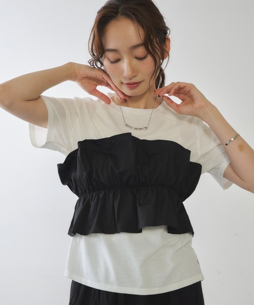 セール】フリルベア付きTシャツ（Tシャツ/カットソー）｜Shelly island