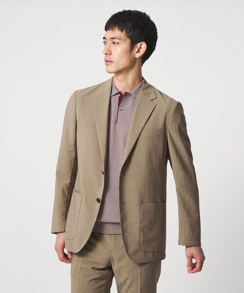 UNITED ARROWS(ユナイテッドアローズ)の「ポリエステル T&T 2ボタン テーラードジャケット UA COZY ウォッシャブル ヨコストレッチ(テーラードジャケット・メンズ・ネイビー/ベージュ・L/S/M/XXL/XL/XXXL)」の10枚目の写真