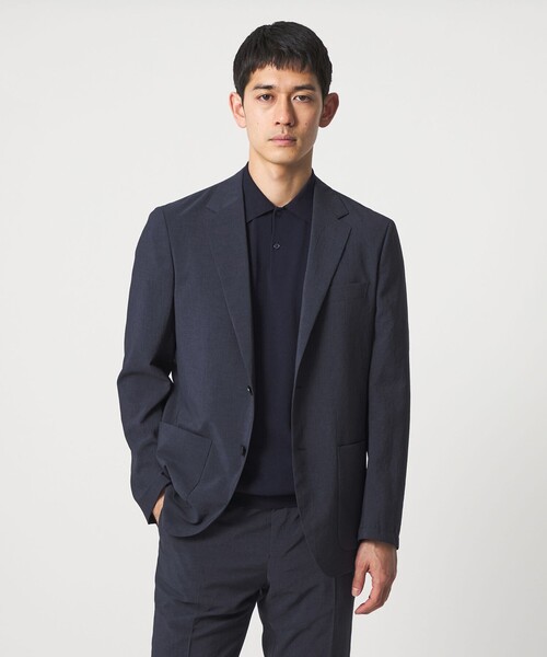 UNITED ARROWS(ユナイテッドアローズ)の「ポリエステル T&T 2ボタン テーラードジャケット UA COZY ウォッシャブル ヨコストレッチ(テーラードジャケット・メンズ・ネイビー/ベージュ・L/S/M/XXL/XL/XXXL)」の8枚目の写真