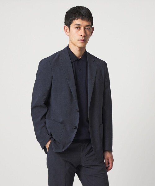 UNITED ARROWS(ユナイテッドアローズ)の「ポリエステル T&T 2ボタン テーラードジャケット UA COZY ウォッシャブル ヨコストレッチ(テーラードジャケット・メンズ・ネイビー/ベージュ・L/S/M/XXL/XL/XXXL)」の7枚目の写真