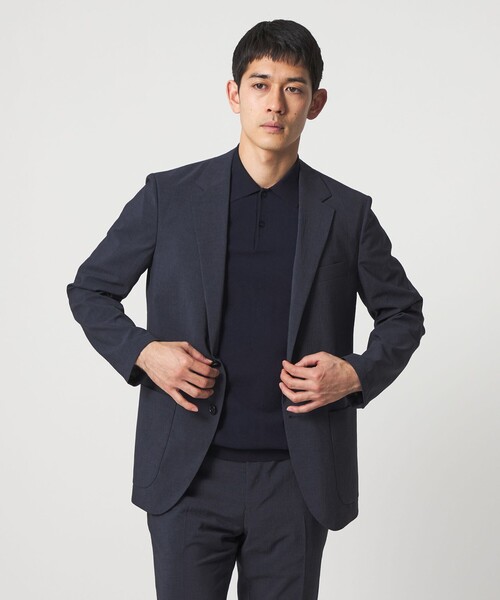 UNITED ARROWS(ユナイテッドアローズ)の「ポリエステル T&T 2ボタン テーラードジャケット UA COZY ウォッシャブル ヨコストレッチ(テーラードジャケット・メンズ・ネイビー/ベージュ・L/S/M/XXL/XL/XXXL)」の6枚目の写真