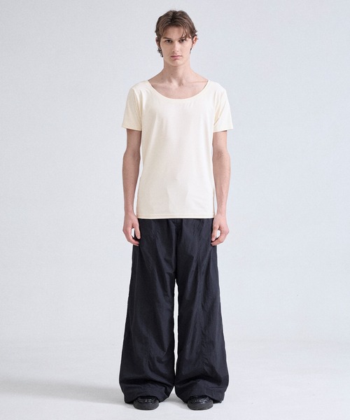 Parts Lab.(パーツラボ)の「【Parts Lab.】Lab Gear Cool Functional Inner Short-sleeve T-Shirt / ラボギアクール機能性インナー半袖Tシャツ(接触冷感・吸水速乾・UVカット・遮熱)(Tシャツ/カットソー・メンズ・ブラック/ホワイト・M/L/S)」の15枚目の写真