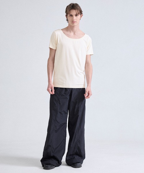 Parts Lab.(パーツラボ)の「【Parts Lab.】Lab Gear Cool Functional Inner Short-sleeve T-Shirt / ラボギアクール機能性インナー半袖Tシャツ(接触冷感・吸水速乾・UVカット・遮熱)(Tシャツ/カットソー・メンズ・ブラック/ホワイト・M/L/S)」の17枚目の写真