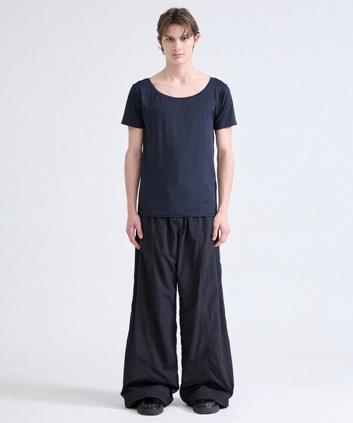 Parts Lab.(パーツラボ)の「【Parts Lab.】Lab Gear Cool Functional Inner Short-sleeve T-Shirt / ラボギアクール機能性インナー半袖Tシャツ(接触冷感・吸水速乾・UVカット・遮熱)(Tシャツ/カットソー・メンズ・ブラック/ホワイト・M/L/S)」の22枚目の写真