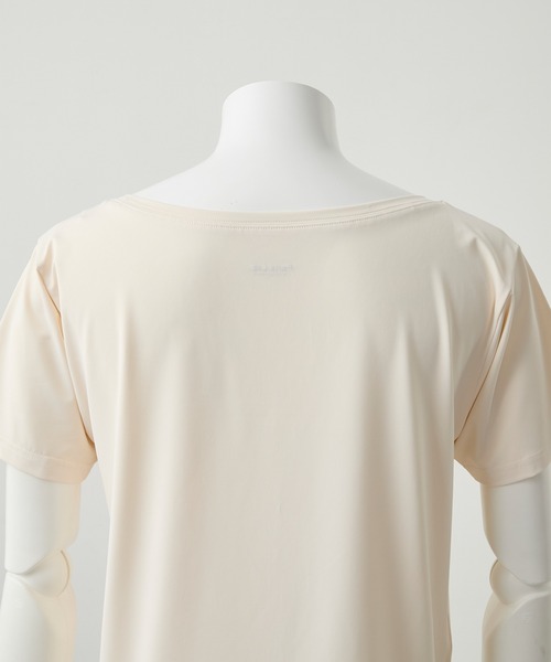 Parts Lab.(パーツラボ)の「【Parts Lab.】Lab Gear Cool Functional Inner Short-sleeve T-Shirt / ラボギアクール機能性インナー半袖Tシャツ(接触冷感・吸水速乾・UVカット・遮熱)(Tシャツ/カットソー・メンズ・ブラック/ホワイト・M/L/S)」の3枚目の写真