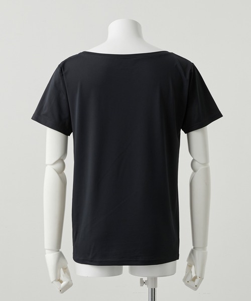 Parts Lab.(パーツラボ)の「【Parts Lab.】Lab Gear Cool Functional Inner Short-sleeve T-Shirt / ラボギアクール機能性インナー半袖Tシャツ(接触冷感・吸水速乾・UVカット・遮熱)(Tシャツ/カットソー・メンズ・ブラック/ホワイト・M/L/S)」の8枚目の写真