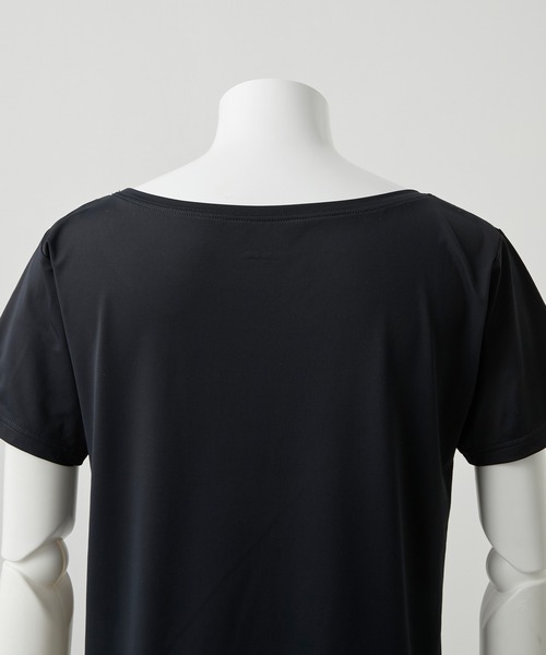 Parts Lab.(パーツラボ)の「【Parts Lab.】Lab Gear Cool Functional Inner Short-sleeve T-Shirt / ラボギアクール機能性インナー半袖Tシャツ(接触冷感・吸水速乾・UVカット・遮熱)(Tシャツ/カットソー・メンズ・ブラック/ホワイト・M/L/S)」の9枚目の写真