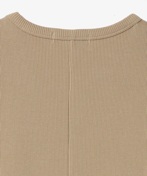 LACOSTE(ラコステ)の「異素材コンビノースリーブドレス / フレアワンピース(ワンピース・レディース・ベージュ/ライトグレー/ブラック・40/38/36/34)」の10枚目の写真