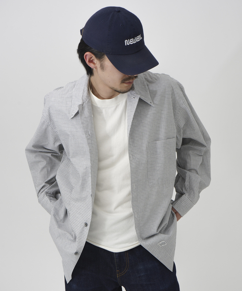 Marvine Pontiak shirt makers（マービンポンティアックシャツメーカーズ）の「Marvine Pontiak / マービンポンティアックシャツメーカーズ WISM別注 Relax B.D SH/B（シャツ/ブラウス・メンズ・ライトグレー/ライトブルー・FREE）」の17枚目の写真