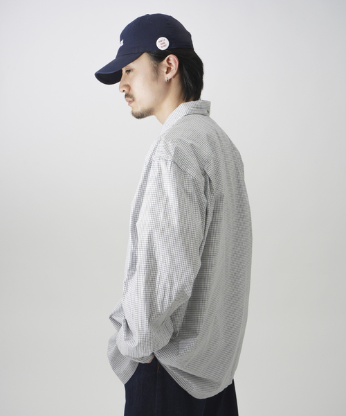 Marvine Pontiak shirt makers（マービンポンティアックシャツメーカーズ）の「Marvine Pontiak / マービンポンティアックシャツメーカーズ WISM別注 Relax B.D SH/B（シャツ/ブラウス・メンズ・ライトグレー/ライトブルー・FREE）」の21枚目の写真