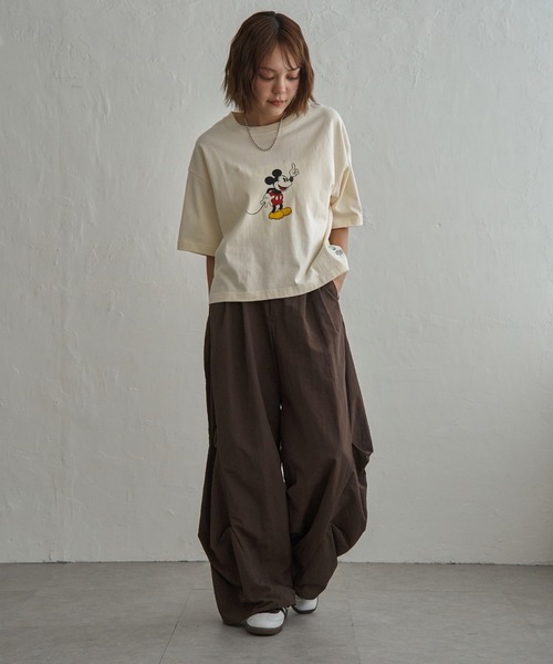 notch.（ノッチ）の「タックバレルパンツ（カーゴパンツ・レディース・オリーブ/ブラック/ブラウン・M）」の21枚目の写真