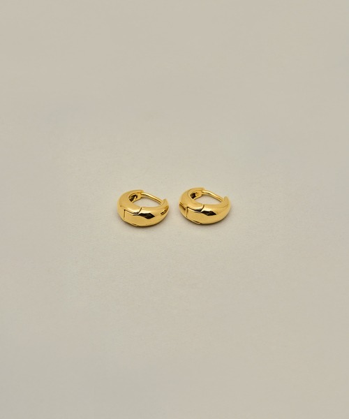 VATSURICA(バツリカ)の「〈LOINE〉金属アレルギー対応 / ステンレス / ドロップ フープピアス 14mm(ピアス(両耳用)・レディース・ゴールド・FREE)」の8枚目の写真