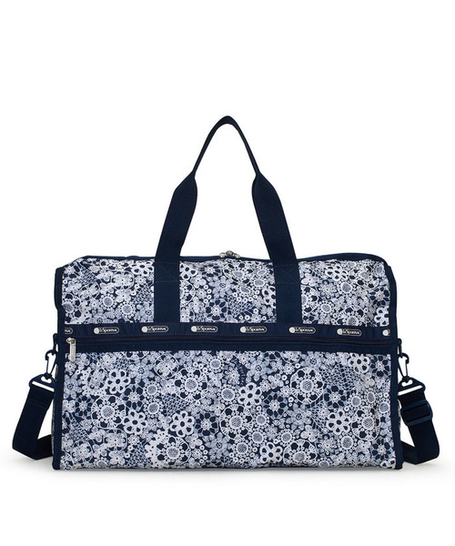 DELUXE LG WEEKENDER フローラルレースネイビー（ボストンバッグ