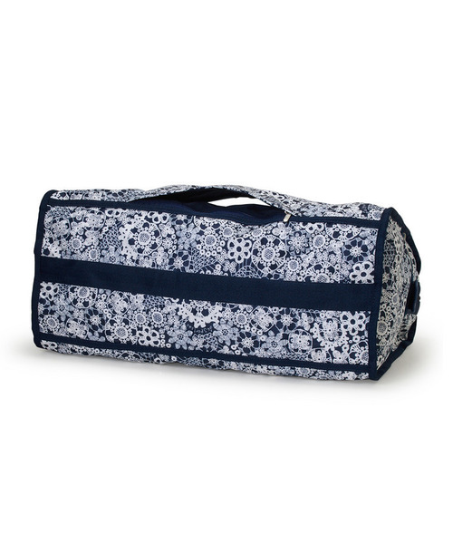 LeSportsac(レスポートサック)の「DELUXE LG WEEKENDER フローラルレースネイビー(ボストンバッグ・レディース・ブルー・FREE)」の5枚目の写真