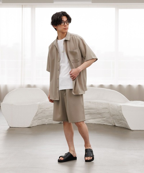 GLOBAL WORK(グローバルワーク)の「AiryBreeze/ショーツ/647044(その他パンツ・メンズ・ネイビー/ブラック/ダークブラウン/モカ・S/M/L/XL)」の16枚目の写真