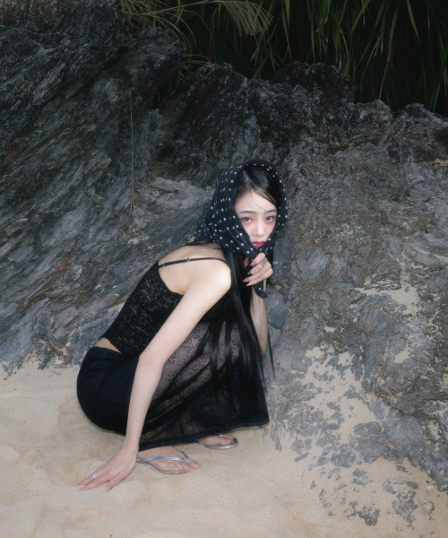 ROSEFRANTZ（ロゼフランツ）の「Lace Lowrise Long Skirt [Black]（スカート・レディース・ブラック・OS）」の3枚目の写真