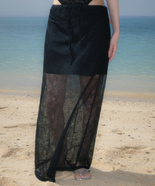 ROSEFRANTZ（ロゼフランツ）の「Lace Lowrise Long Skirt [Black]（スカート・レディース・ブラック・OS）」の11枚目の写真