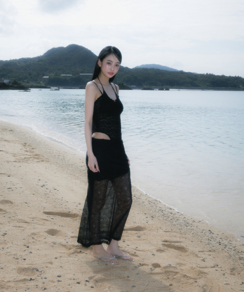 ROSEFRANTZ（ロゼフランツ）の「Lace Lowrise Long Skirt [Black]（スカート・レディース・ブラック・OS）」の16枚目の写真