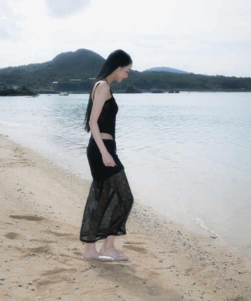 ROSEFRANTZ（ロゼフランツ）の「Lace Lowrise Long Skirt [Black]（スカート・レディース・ブラック・OS）」の17枚目の写真