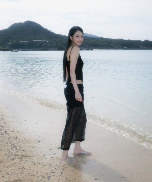 ROSEFRANTZ（ロゼフランツ）の「Lace Lowrise Long Skirt [Black]（スカート・レディース・ブラック・OS）」の18枚目の写真