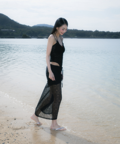 ROSEFRANTZ（ロゼフランツ）の「Lace Lowrise Long Skirt [Black]（スカート・レディース・ブラック・OS）」の19枚目の写真