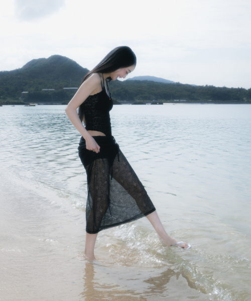 ROSEFRANTZ（ロゼフランツ）の「Lace Lowrise Long Skirt [Black]（スカート・レディース・ブラック・OS）」の20枚目の写真